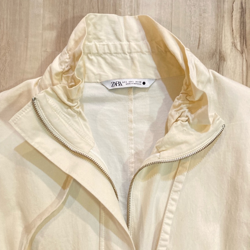 Cream Cargo Dress! Size: LARGE